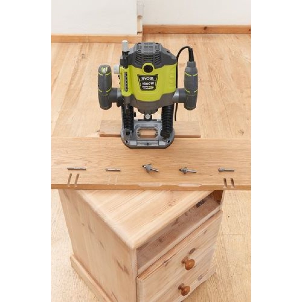 ფრეზერი Ryobi RRT1600-K, 1600W, 26000Rpm, Green