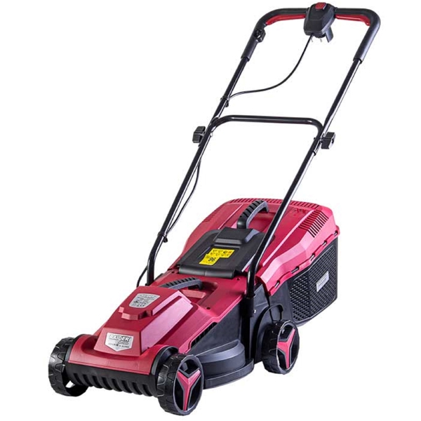 გაზონის საკრეჭი Raider RD-LM30, 1200W, Electric Lawn Mower, Black/Red