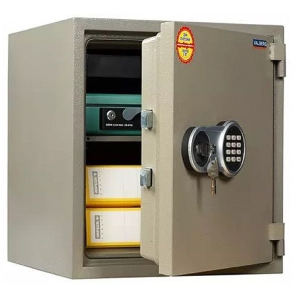 სეიფი Valberg FRS-51.EL, Fire Resistant Safe, 37L, Beige