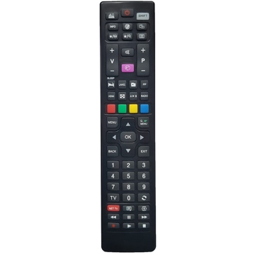 ტელევიზორის პულტი Superior Electronics SUPTRB018, Smart-RC Universal Telefunken/Vestel Remote Control, Black