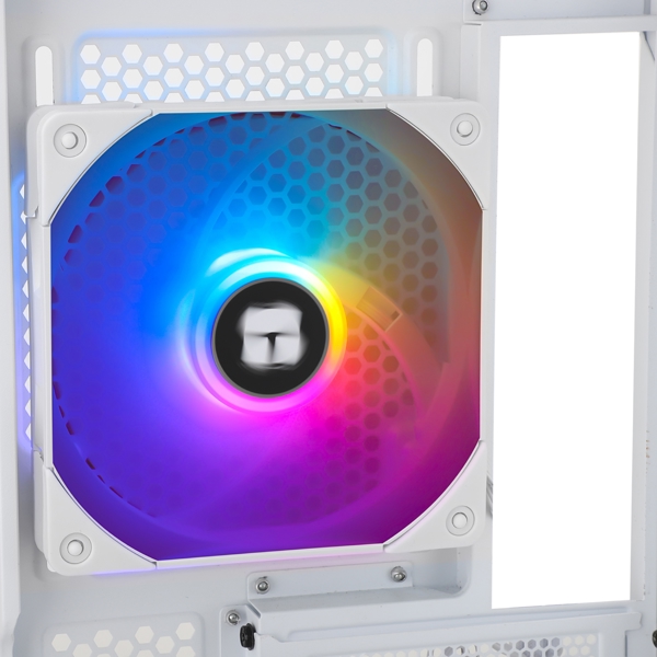 ქულერი THERMALRIGHT TL-C12W-S, A-RGB, 120mm, 1500RPM, Cooler, White