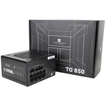 კვების ბლოკი THERMALRIGHT TG850, 850W, 80 Plus, Power Supply, Black