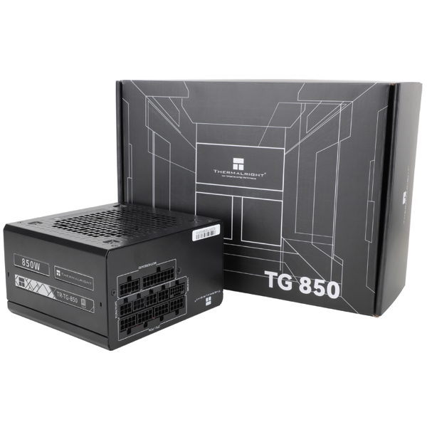 კვების ბლოკი THERMALRIGHT TG850, 850W, 80 Plus, Power Supply, Black