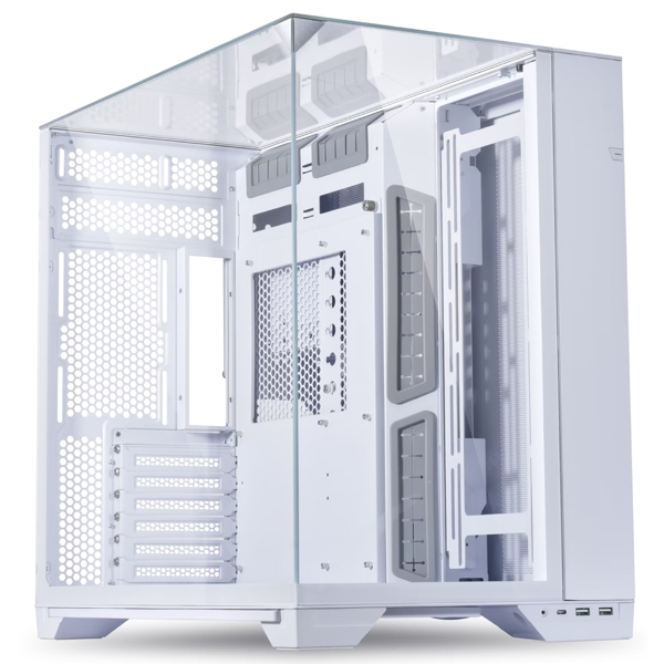 LIAN LI G99.O11VW.00 O11 VISION, Computer Case, MidT, Micro-ATX, Mini-ITX, 1xUSB 3.0, 1xUSB2.0, White