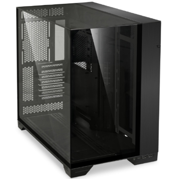 ქეისი LIAN LI G99.O11VX.00 O11 VISION, Computer Case, MidT, Micro-ATX, Mini-ITX, 1xUSB3.0, 1xUSB2.0, Black