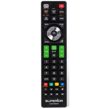 Superior Electronics SUPTRB011, Universal Panasonic Remote Control, Black	