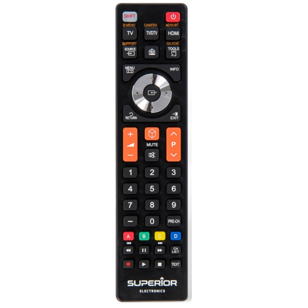 Superior Electronics SUPTRB008, Universal Samsung Remote Control, Black