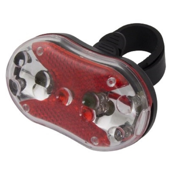 ველოსიპედის განათება Esperanza EOT010 SEGINUS, LED, Bike Tail Lamp, Red