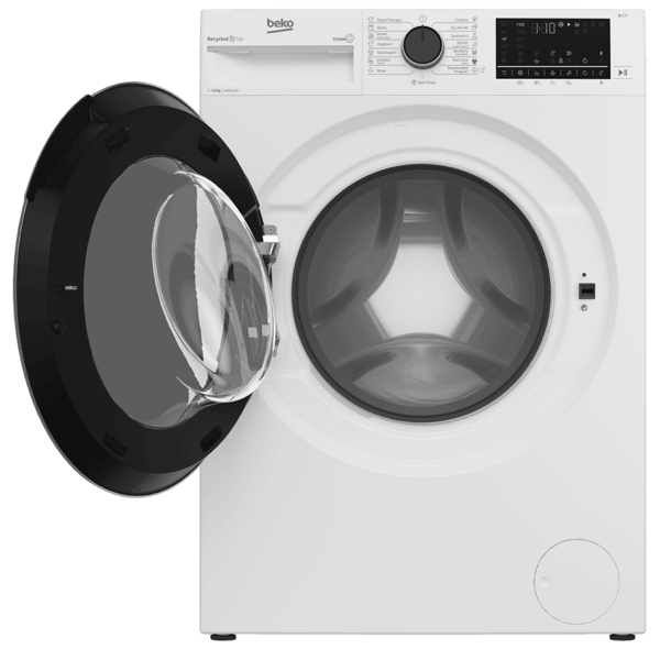 სარეცხი მანქანა Beko B3WF T 5124111 W b300, 12Kg, A, 1400Rpm, 77Db, Washing Machine, White