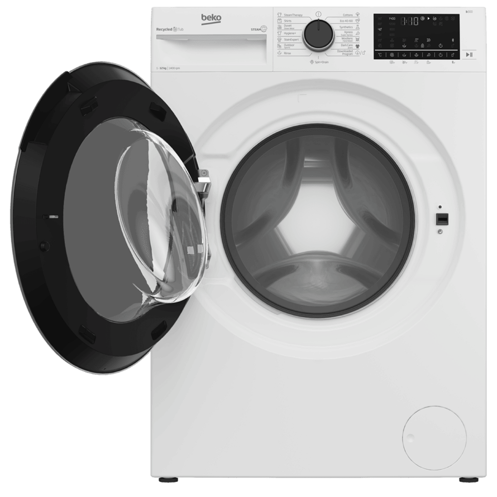 Beko B3WF T 5124111 W b300, 12Kg, A, 1400Rpm, 77Db, Washing Machine, White