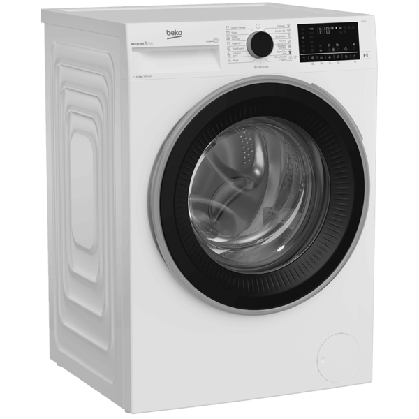 სარეცხი მანქანა Beko B3WF T 5124111 W b300, 12Kg, A, 1400Rpm, 77Db, Washing Machine, White