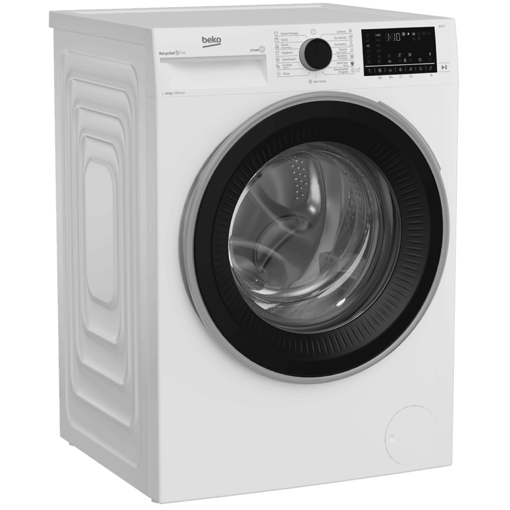 Beko B3WF T 5124111 W b300, 12Kg, A, 1400Rpm, 77Db, Washing Machine, White