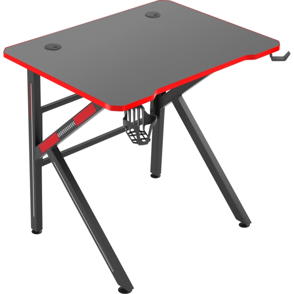 Gaming მაგიდა Defender 64331 Assassin, Gaming Table, Black/Red