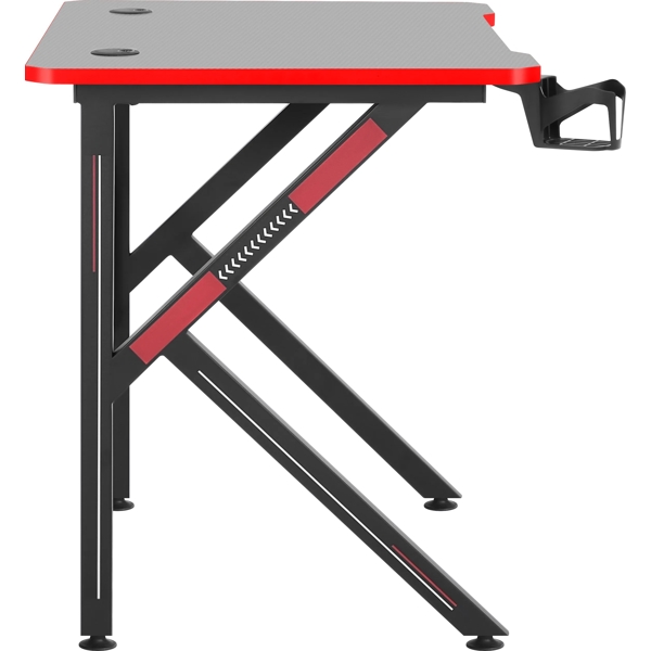 Gaming მაგიდა Defender 64331 Assassin, Gaming Table, Black/Red