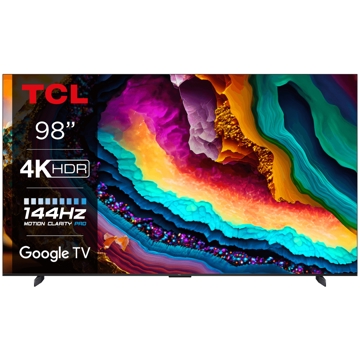 ტელევიზორი TCL 98P745/M653G8S-RU, 98", 4K UHD, Smart TV, USB, HDMI, LAN, BT, WIFI, Black