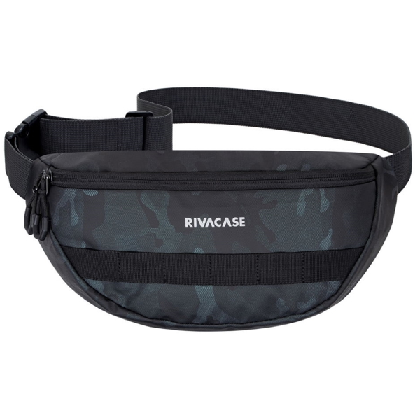 წელის ჩანთა Rivacase 7614, 7.9", Waist Bag, Navy Camo