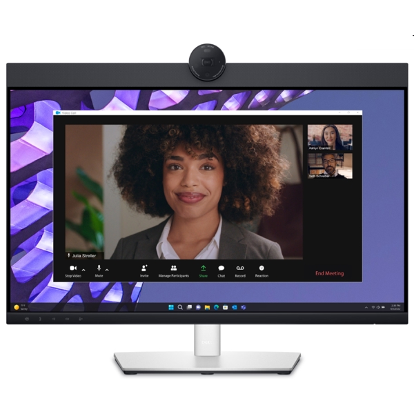 Dell 210-BKVC 24 P2424HEB, 23.8", Monitor, FHD, IPS, HDMI, USB, USB-C, RJ45, 3.5mm, DP, Black/Silver