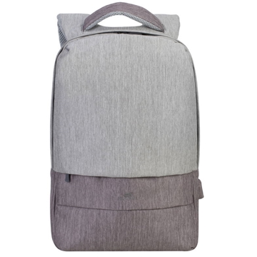 ნოუთბუქის ჩანთა Rivacase 7562 Anti-Theft, 15.6", Backpack, Grey/Mocha