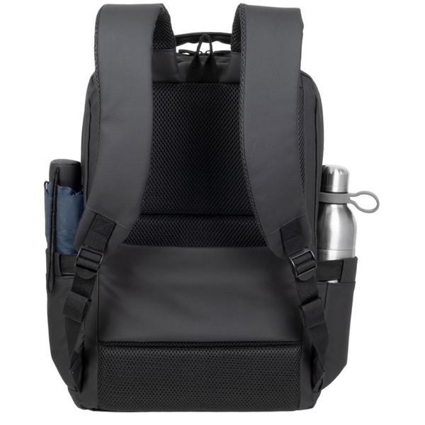 ნოუთბუქის ჩანთა Rivacase 8435 Coated ECO, 15.6", Backpack, Black