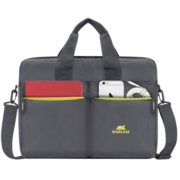 ნოუთბუქის ჩანთა Rivacase 5532 Lite, 16", Laptop Bag, Grey