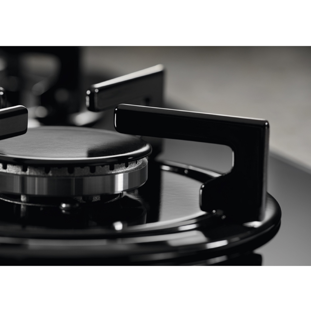 ჩასაშენებელი გაზის ქურის ზედაპირი Electrolux EGT6242NVK, Built-in Gas Cooktop, Black