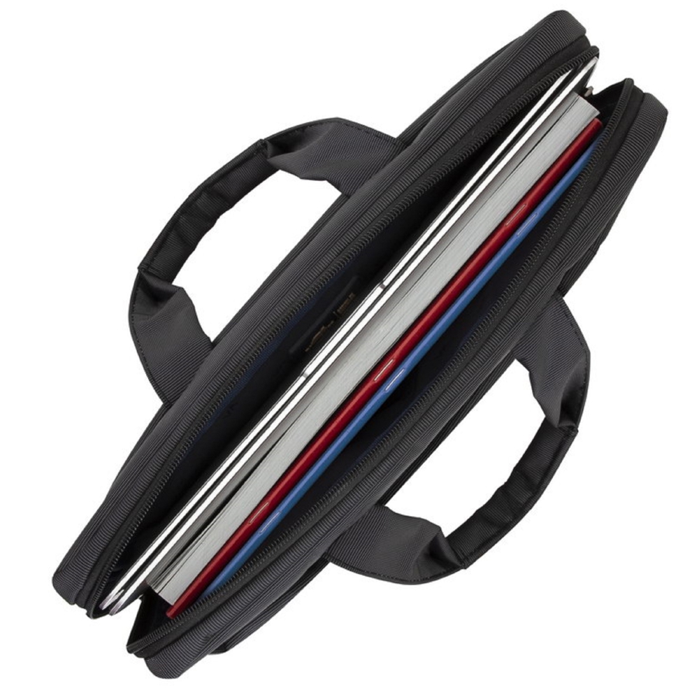 ნოუთბუქის ჩანთა Rivacase 8221, 13.3", Laptop Bag, Black