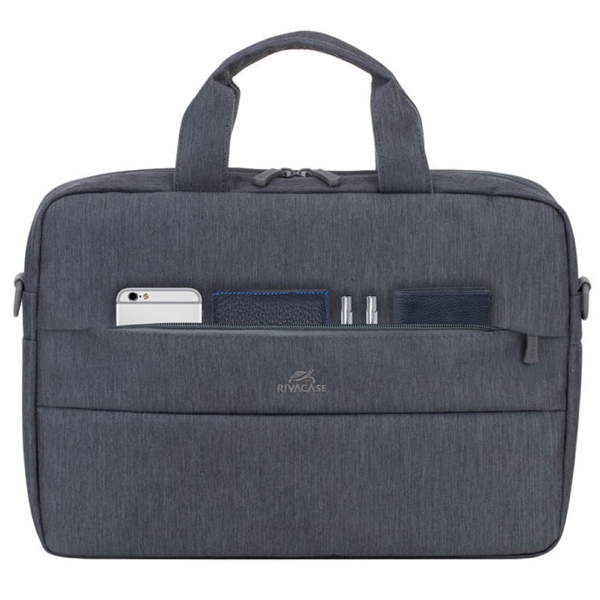 Rivacase 7522 Anti-theft, 14", Laptop Bag, Dark Grey