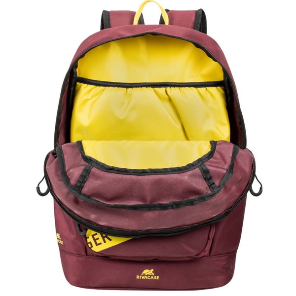 ზურგჩანთა Rivacase 7160 5421, 14L, Urban Backpack, Burgundy Red