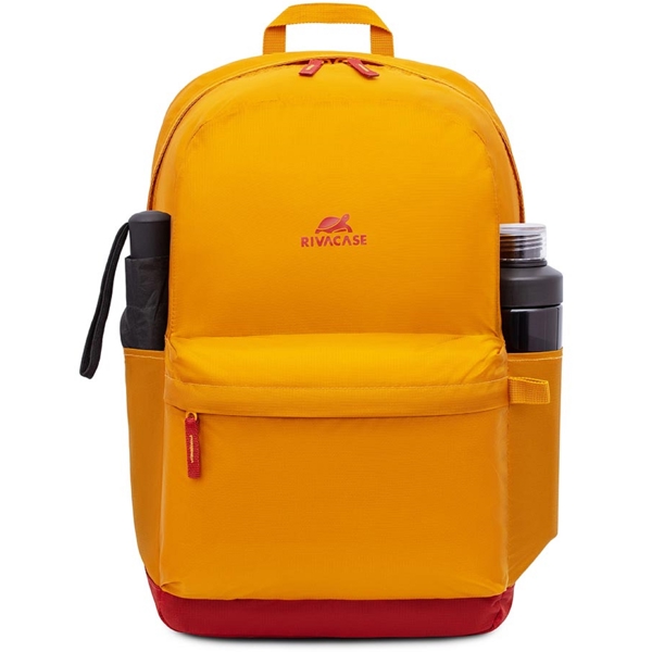 Rivacase 6813 5561 Lite, 24L, Urban Backpack, Yellow/Red