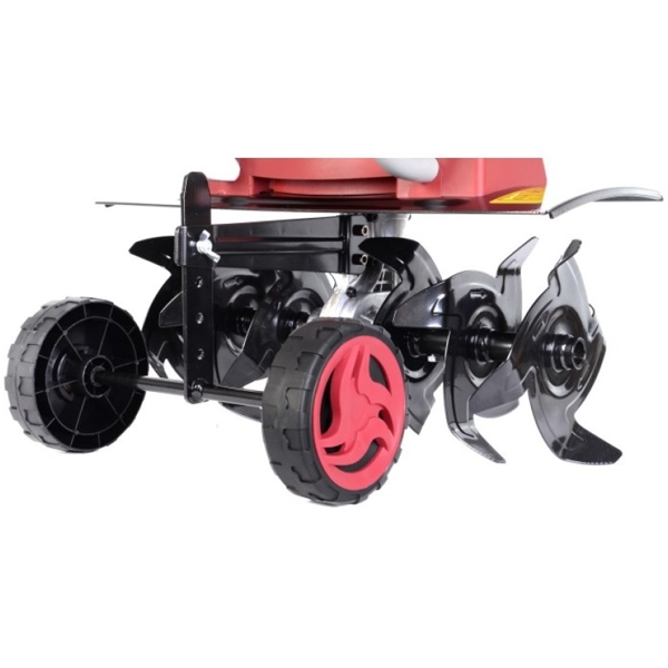 Raider RD-ET02, 1500W, Electric Tiller, Black/Red