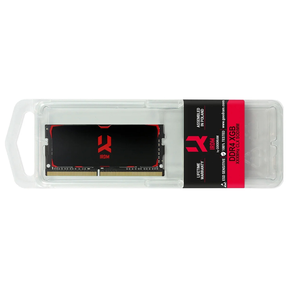 GoodRam IR-3200S464L16A/16G, RAM 16GB, DDR4 SODIMM, 3200MHz	