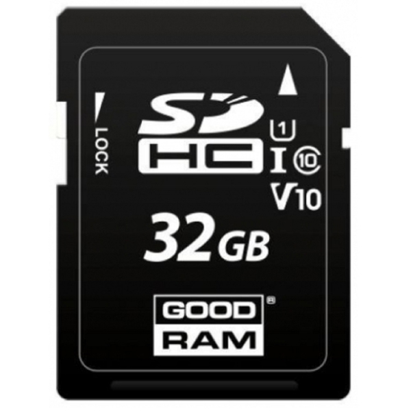 GoodRam S1A0-0320R12, 32GB, SDHC, C10, UHS-I, U1, Black