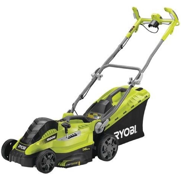 Ryobi RLM15E36H, 1500W, Electric Lawn Mower, Green