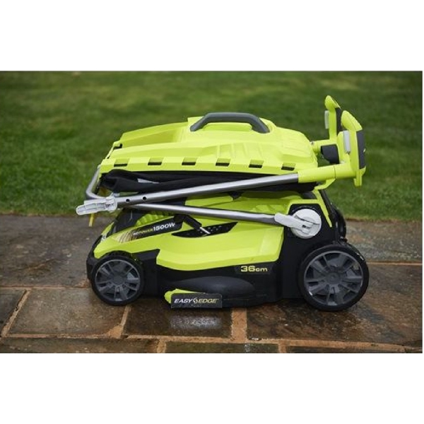 გაზონის საკრეჭი Ryobi RLM15E36H, 1500W, Electric Lawn Mower, Green