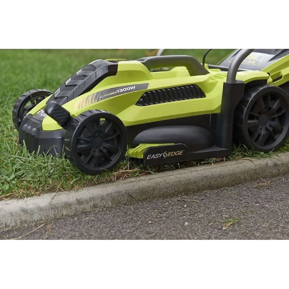 Ryobi RLM13E33S, 1300W, Electric Lawn Mower, Green