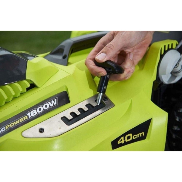 Ryobi RLM18E40H, 1800W, Electric Lawn Mower, Green