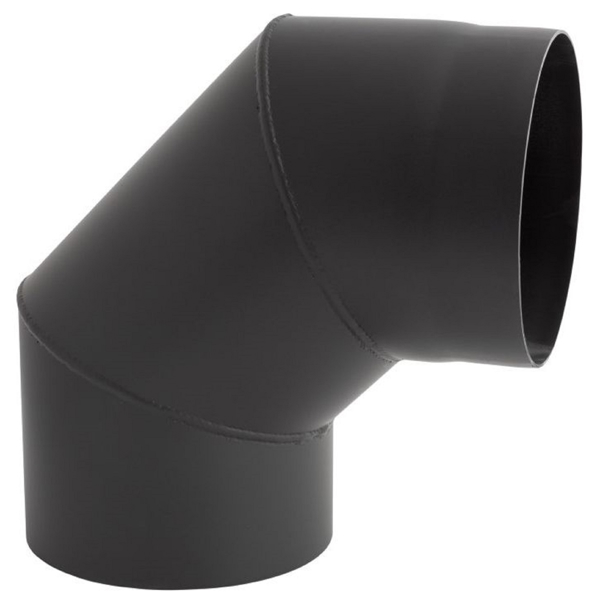 საკვამურის მუხლი Darco WS-KS130/90-CZ2 90°, Chimney Elbow, Black