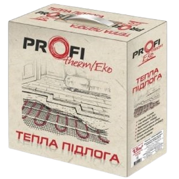 ორბირთვიანი კაბელი ProfiTherm EKO-2, 200W, 1.2-1.5m², Cable For Warm Floor