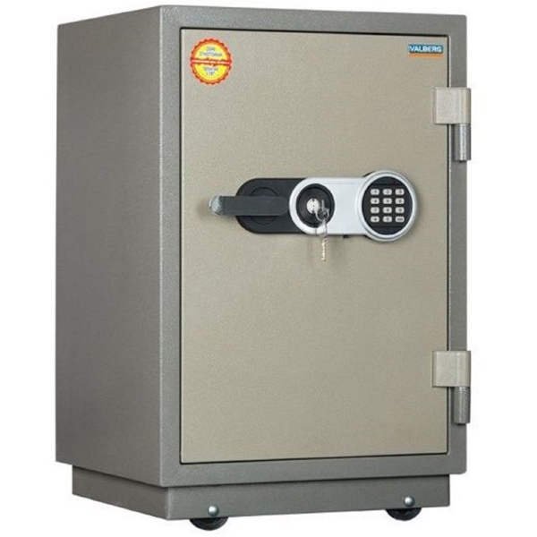 სეიფი Valberg FRS-73.T-EL, Fire Resistant Safe, 49L, Beige