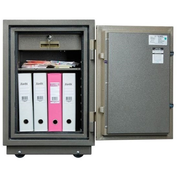 სეიფი Valberg FRS-73.T-EL, Fire Resistant Safe, 49L, Beige