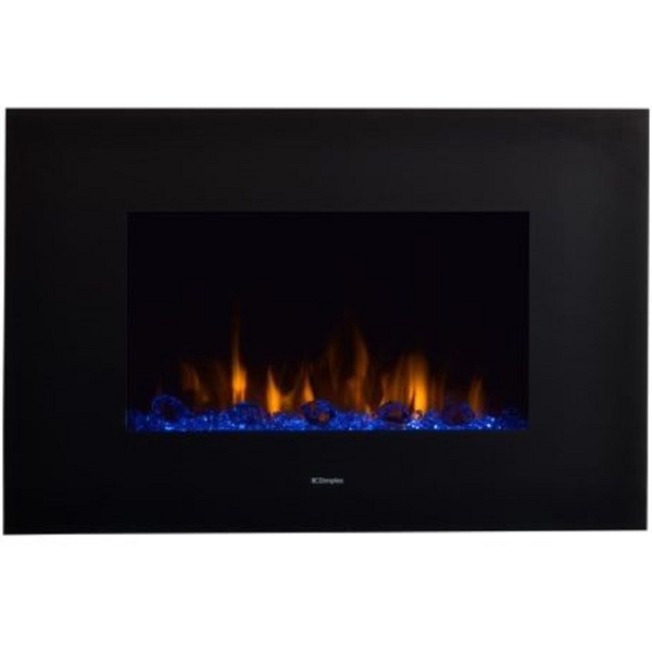 ელექტრო ბუხარი Dimplex Toluca, 2000W, Electric Fireplace, Black