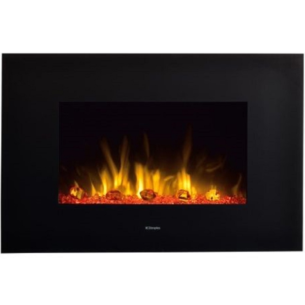 ელექტრო ბუხარი Dimplex Toluca, 2000W, Electric Fireplace, Black