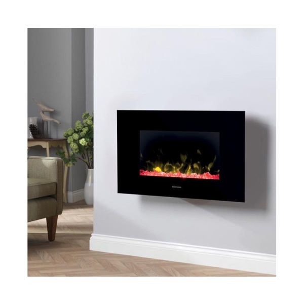 ელექტრო ბუხარი Dimplex Toluca, 2000W, Electric Fireplace, Black