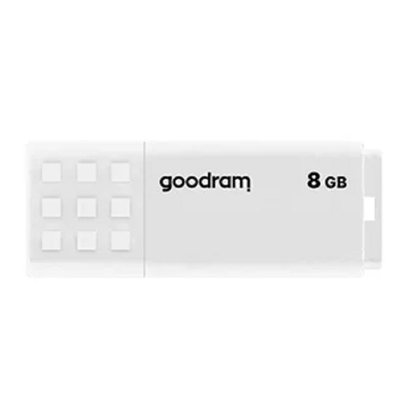 USB ფლეშ მეხსიერება GoodRam UME2-0080W0R11, 8GB, USB 2.0, White