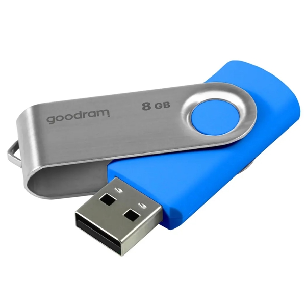 USB ფლეშ მეხსიერება GoodRam UTS2-0080B0R11, 8GB, USB 2.0, Blue