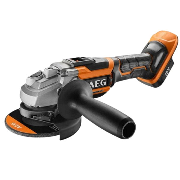 კუთხსახეხი AEG BEWS18-125BL, 125mm, 11000Rpm, Orange/Black