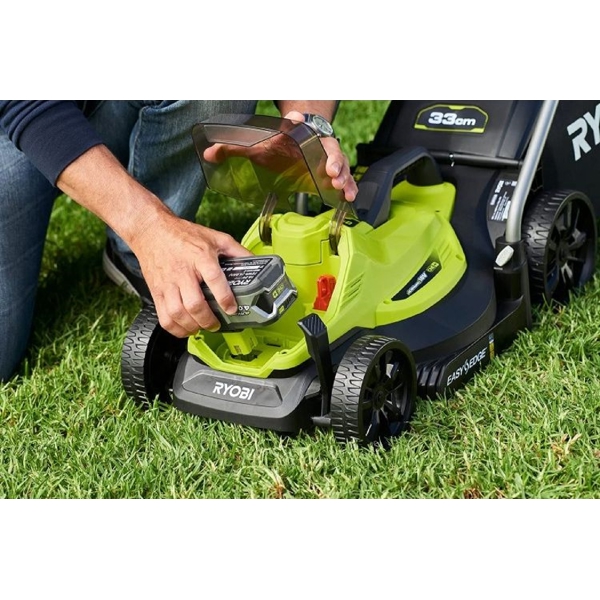 გაზონის საკრეჭი Ryobi OLM1833B ONE+, 18V, Electric Lawn Mower, Yellow