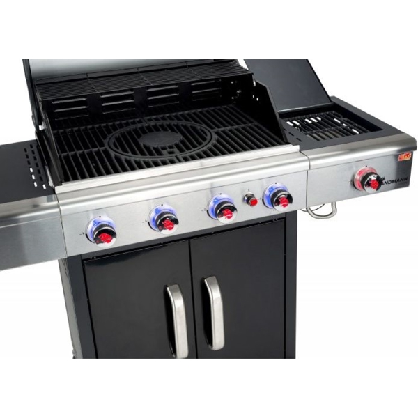 Landmann Triton Max PTS 4.1 12968, Outdoor Grill, Black/Silver