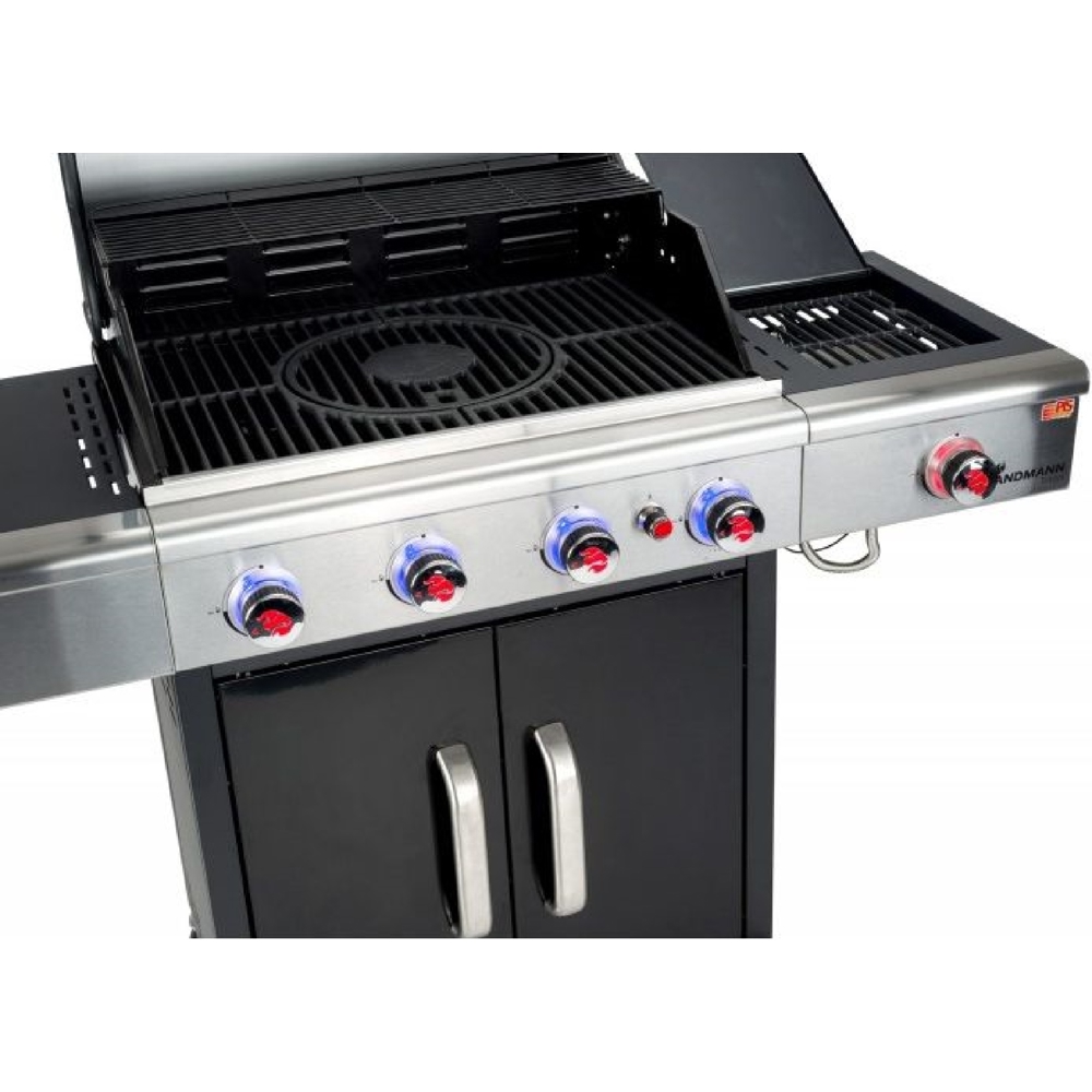 გრილი-ბარბექიუ Landmann Triton Max PTS 4.1 12968, Outdoor Grill, Black/Silver