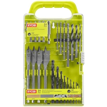 Ryobi RAKDD31, 31Pcs Tool Set, Silver